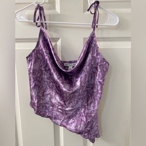 And Now This Purple Asymmetrical Tank